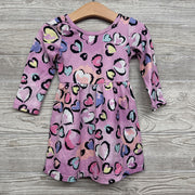 LS Dress Hearts 12-18M