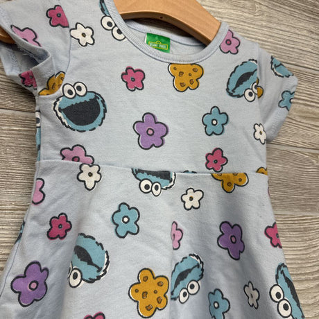 Dress Flowers & Cookie Monster 18M