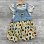 Denim Jumper Character Skirt 2t