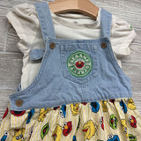 Denim Jumper Character Skirt 2t