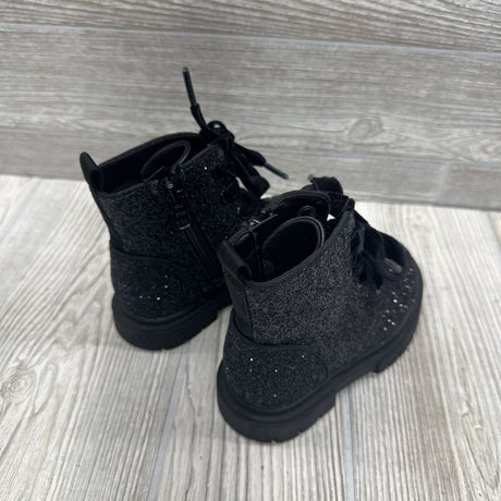 Glitter Combat Boots 7c