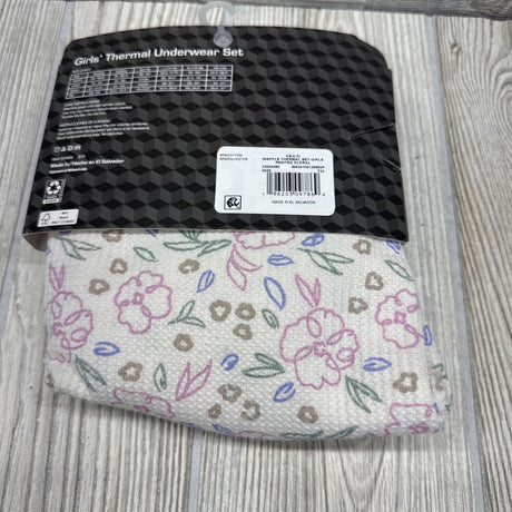 NEW 2 Pc Waffle Knit Thermal Underwear 4-5
