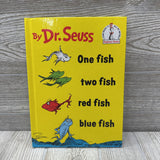 Dr. Seuss One Fish Two Fish Red Fish Blue Fish Hardcover Book