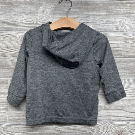 LS Shirt W/ Hood Logo 12M