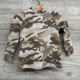Camo Waffle Knit Hooded Shirt 18M