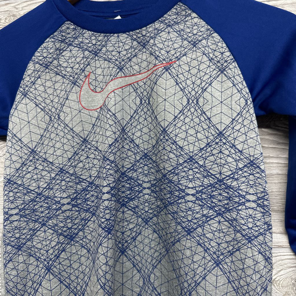 LS Active Shirt Printed Lines 7