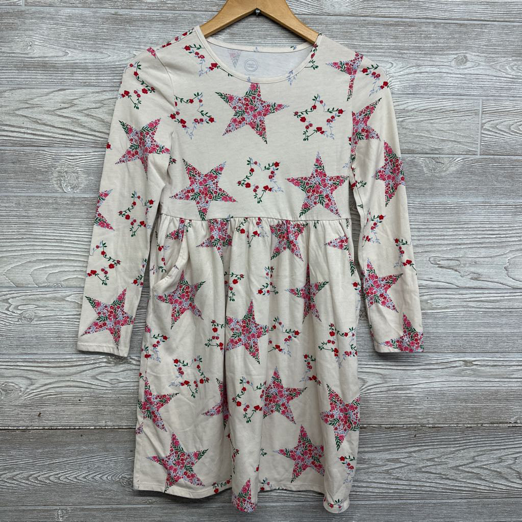 LS Dress Flower Stars 10-12