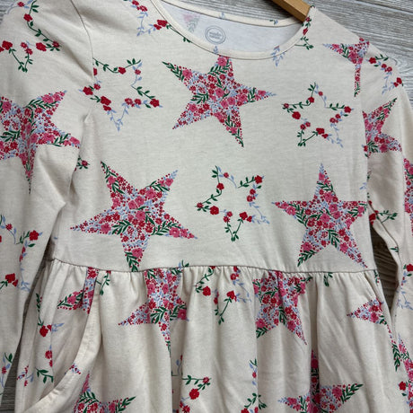 LS Dress Flower Stars 10-12