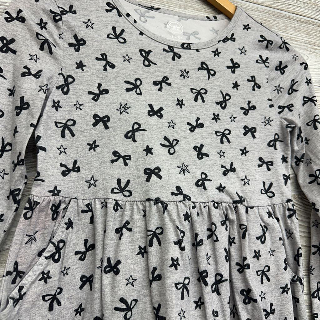 LS Dress Bows & Stars 10-12