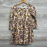 NEW LS Dress Footballs & Sunflowers 10-12