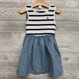 NEW Ribbed Tank Dress Stripes 3t