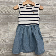 NEW Ribbed Tank Dress Stripes 3t