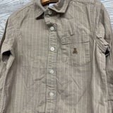Linen Button Up Shirt Stripes 5