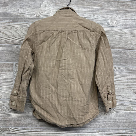 Linen Button Up Shirt Stripes 5