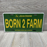 License Plate Born 2 Farm
