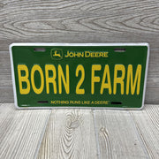 License Plate Born 2 Farm