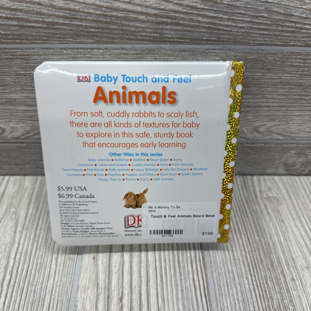 Touch & Feel Animals Board Book