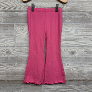 Ribbed Flare Pants Lettuce Trim 3T