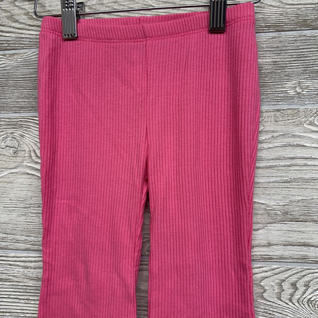Ribbed Flare Pants Lettuce Trim 3T