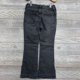 High Rise Flare Jeans Slit Hem 8