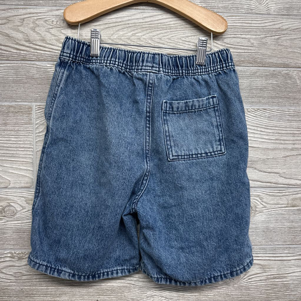 Denim Pull On Drawstring Shorts 10-12