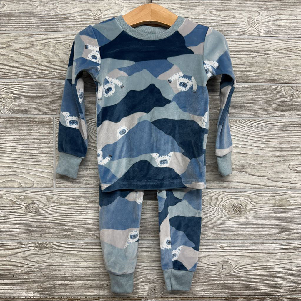 2 Pc LS Cozy PJs Yetis 2T