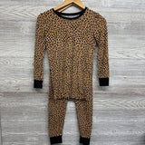 2 Pc LS Bamboo PJs Animal Print 12-14