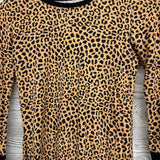 2 Pc LS Bamboo PJs Animal Print 12-14