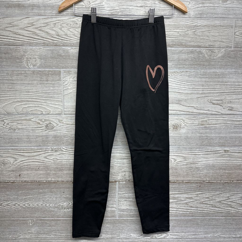 Fleece Lined Leggings Heart 10