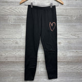 Fleece Lined Leggings Heart 10