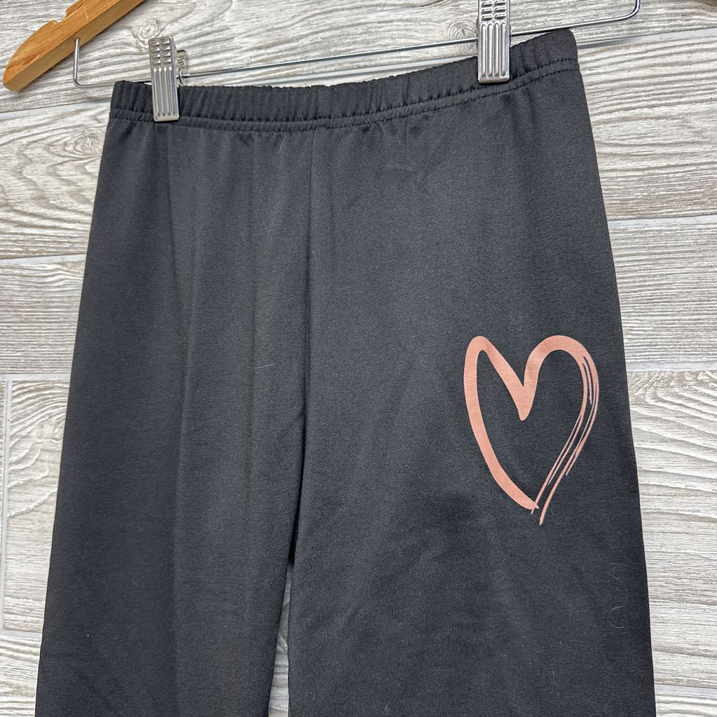Fleece Lined Leggings Heart 10