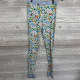 2 Pc LS Bamboo PJs Rhinos Elephants Alligators 12-14