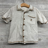 Muslin Button Up Shirt Chest Pocket & Pull On Shorts 5