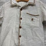 Muslin Button Up Shirt Chest Pocket & Pull On Shorts 5