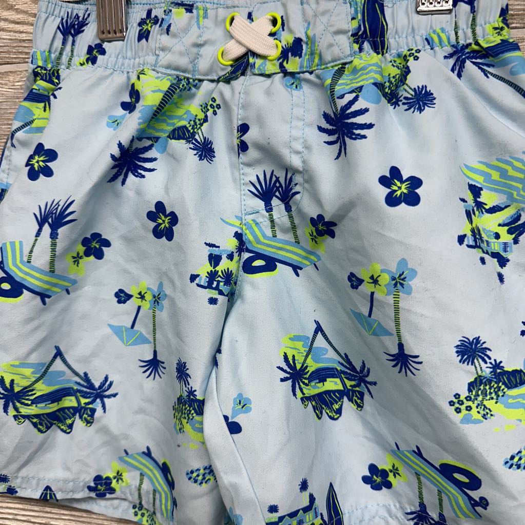 Swim Trunks Palm Trees Boats 5T