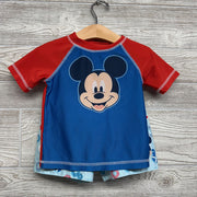 Rash Guard & Swim Trunks Mickey Mouse Anchors 24M
