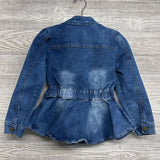 Peplum Denim Jacket 4-5