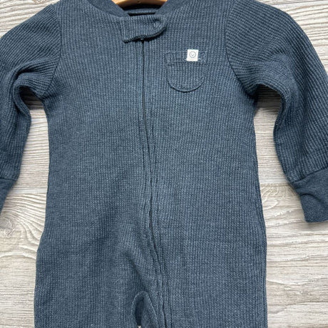 Waffle Knit Sleeper Chest Pocket 3M