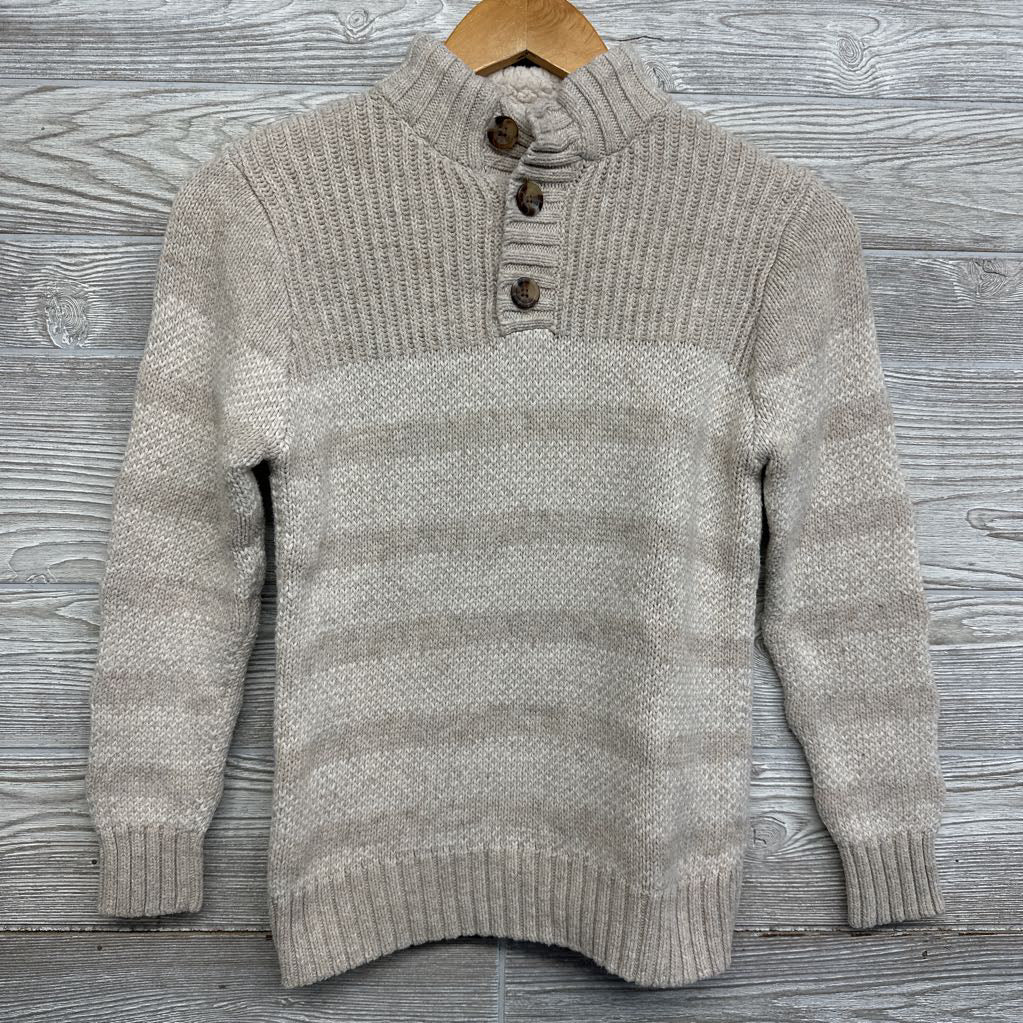 Henley Sweater Stripes 8-10