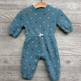 LS Quilted Outfit Hearts 9M