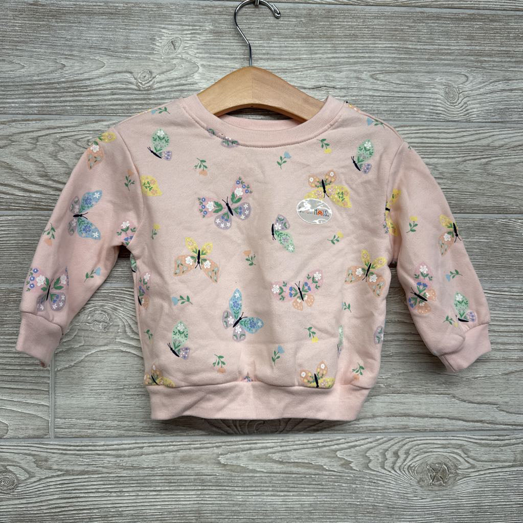 NEW Crewneck Butterflies 18M