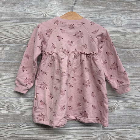 NEW Crewneck Dress Flowers Ruffle 24M
