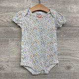 NEW 3 Pk Bodysuits Ribbed Flowers 24M