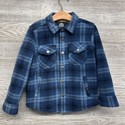 Plaid Sherpa Lined Fleece Shacket 4-5