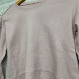 LS Cropped Waffle Knit Shirt Keyhole Back 14