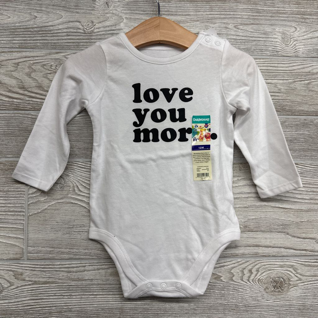 NEW LS Bodysuit Love You More 12M