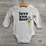 NEW LS Bodysuit Love You More 12M