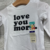 NEW LS Bodysuit Love You More 12M