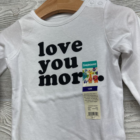 NEW LS Bodysuit Love You More 12M