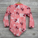 LS Zip Up Swimsuit Seashells 2T